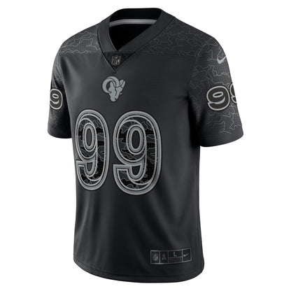 Aaron Donald Los Angeles Rams Nike RFLCTV Limited Jersey - Black