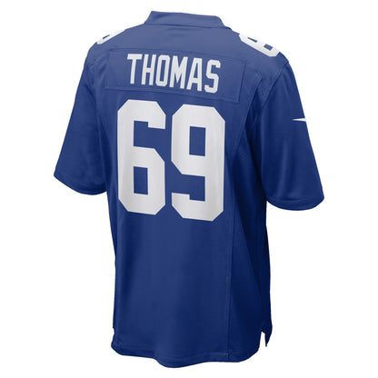 Jaylon Thomas New York Giants Nike Team Game Jersey -  Royal