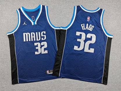 Youth Cooper Flagg Dallas Mavericks #32 Embroidered  Jersey