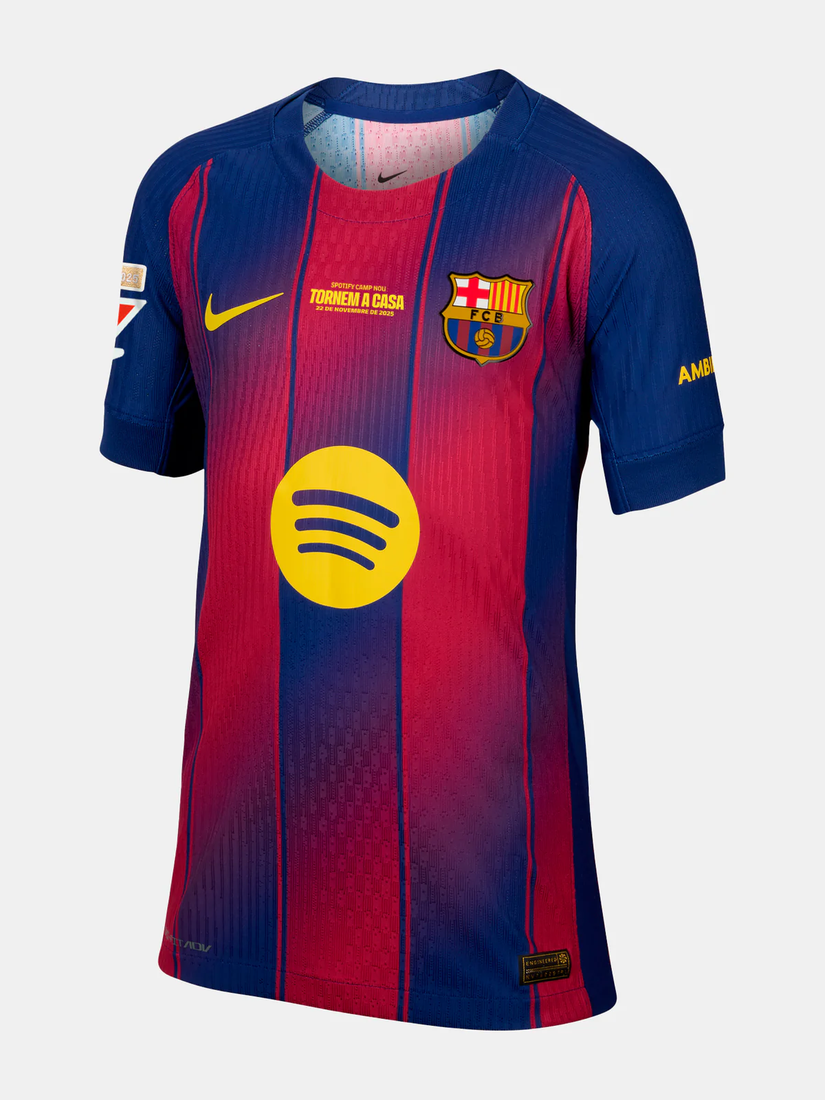 R. ARAUJO UCL Junior home jersey 25/26 FC Barcelona - Player's Edition
