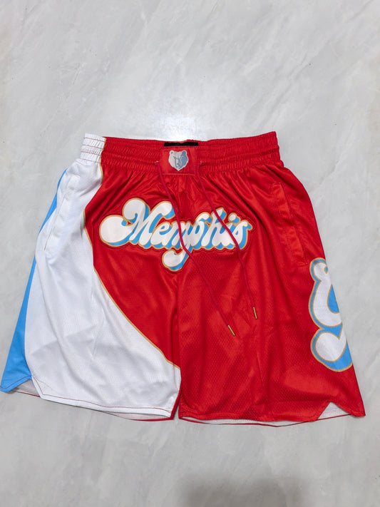 Memphis Grizzlies 2025 Red City Edition Pocket Shorts