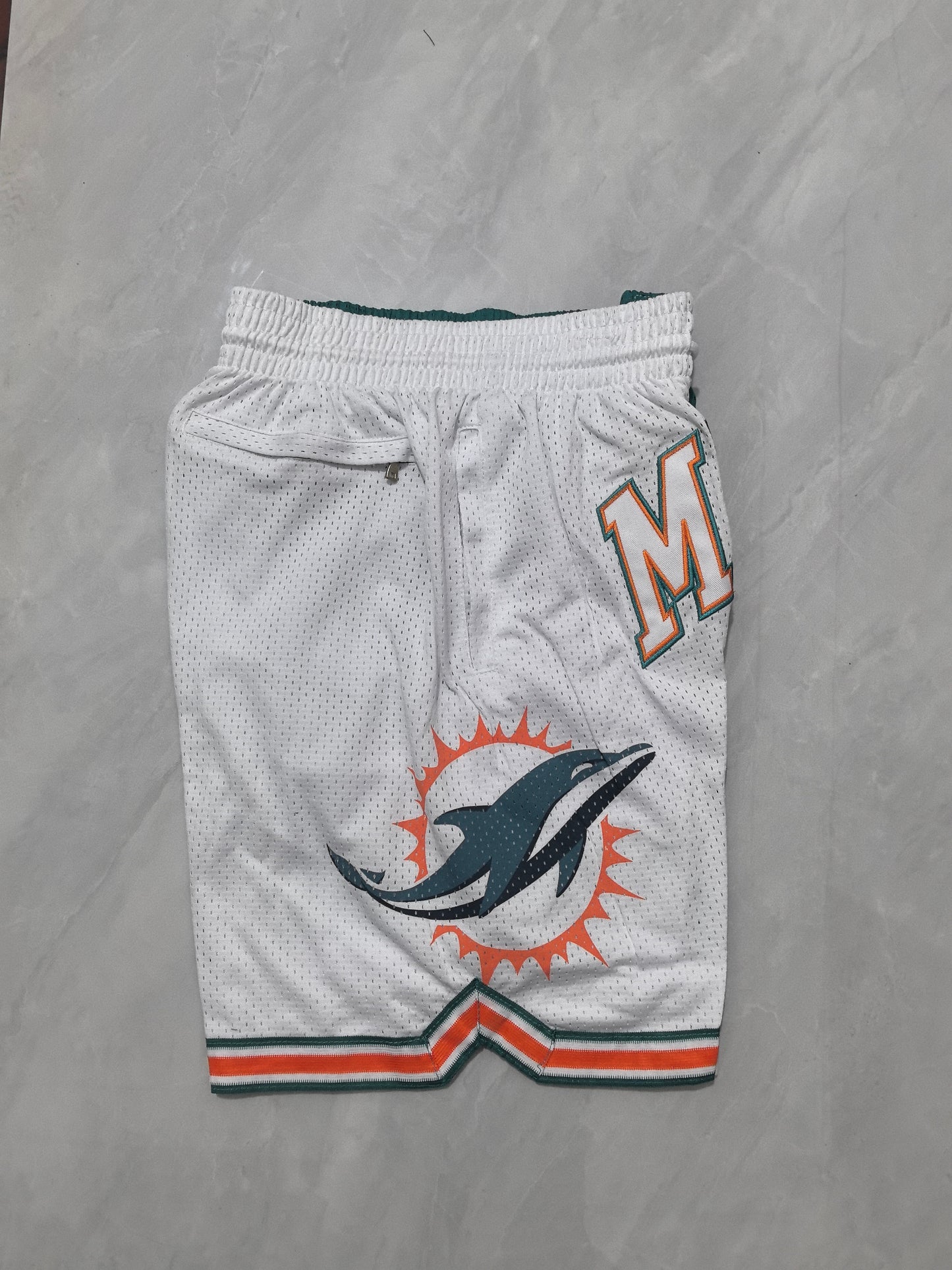 Miami Dolphins Patchwork Pocket Shorts