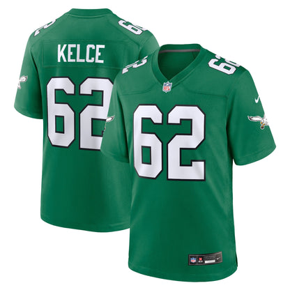 Jason Kelce Philadelphia Eagles Nike Alternate Game   Jersey - Kelly Green
