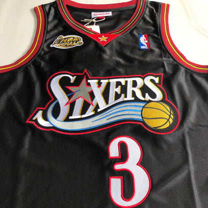 Allen Iverson Philadelphia 76ers 3 Black MN