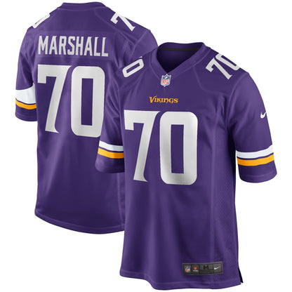 Jim Marshall Minnesota Vikings Nike Game Retired   Jersey - Purple