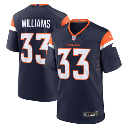 Javonte Williams Denver Broncos Nike Mile High Collection Alternate Game Jersey - Navy