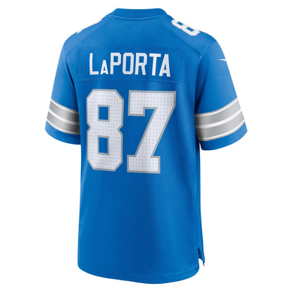 Sam LaPorta Detroit Lions Nike Game Jersey - Blue