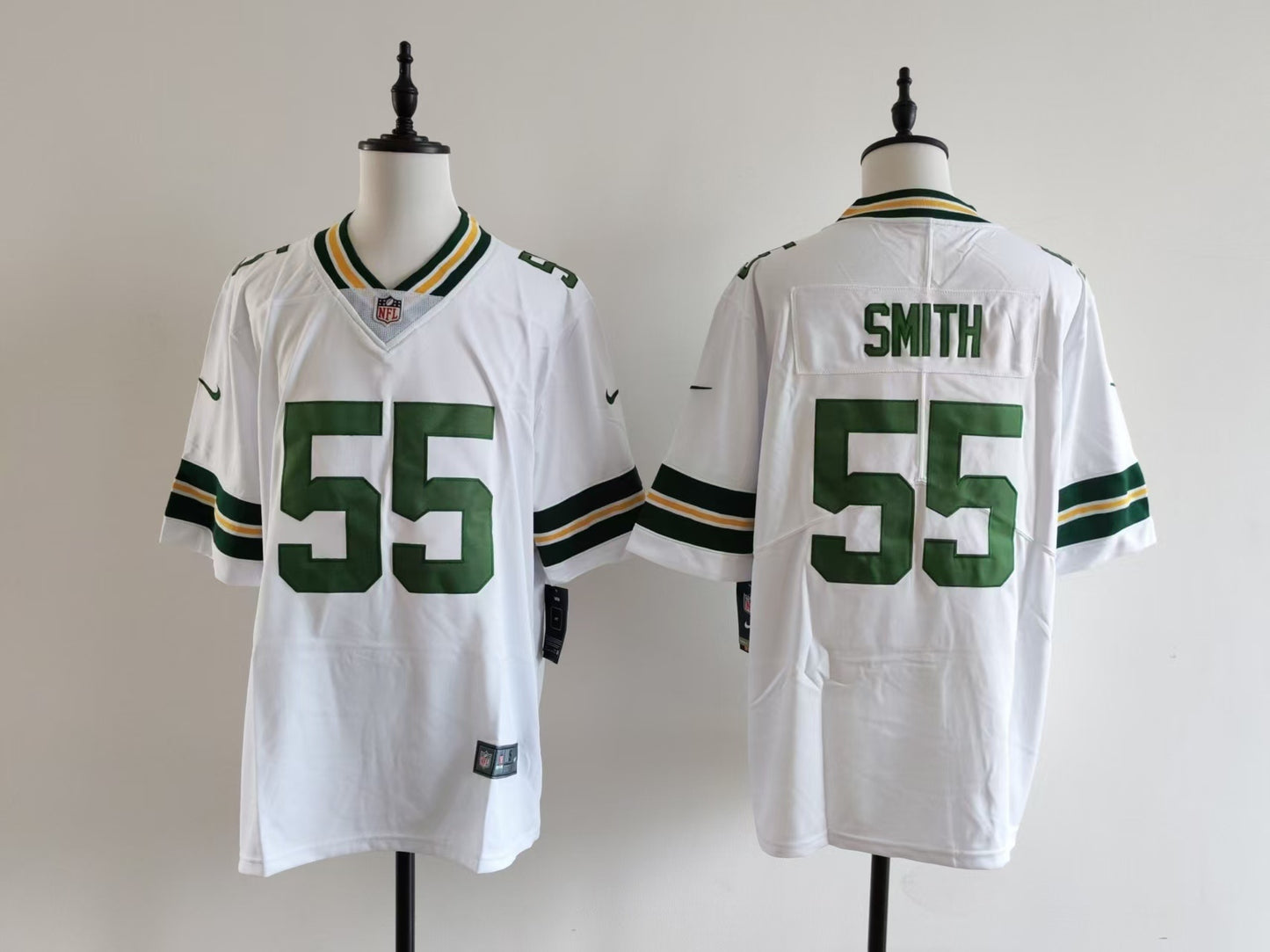 Men's Green Bay Packers Darius Smith Nike Jersey -  White