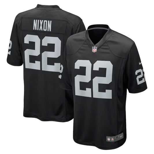 Keisean Nixon #22 Las Vegas Raiders Jersey