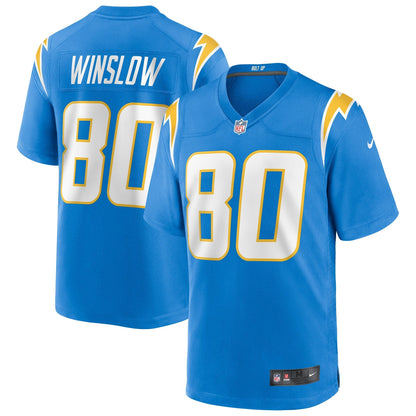 Kellen Winslow Los Angeles Chargers Nike Game Retired   Jersey - Powder Blue
