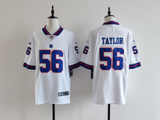 Men's New York Giants Lawrence Taylor Jersey-White