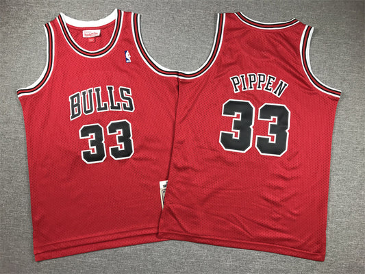 Youth Scottie Pippen Chicago Bulls #33 Embroidered Jersey