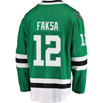 Radek Faksa Dallas Stars   Breakaway Jersey - Kelly Green