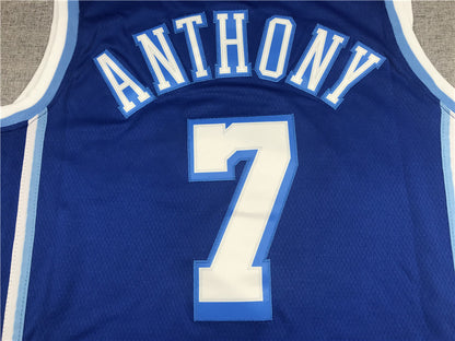 Carmelo Anthony #7 Los Angeles Lakers City Edition Swingman Jersey — Embroidered