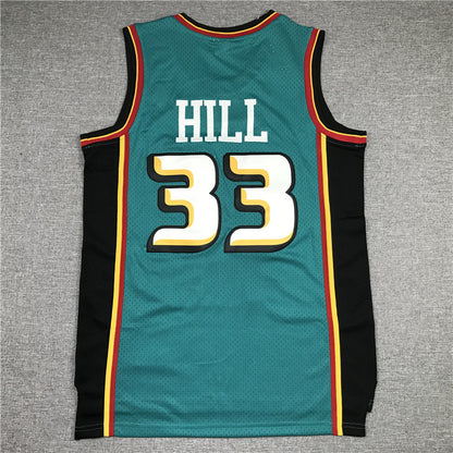 Detroit Pistons Grant Hill #33 1998-99 Throwback — Embroidered