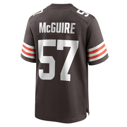 Isaiah McGuire Cleveland Browns Nike Team Game Jersey -  Brown