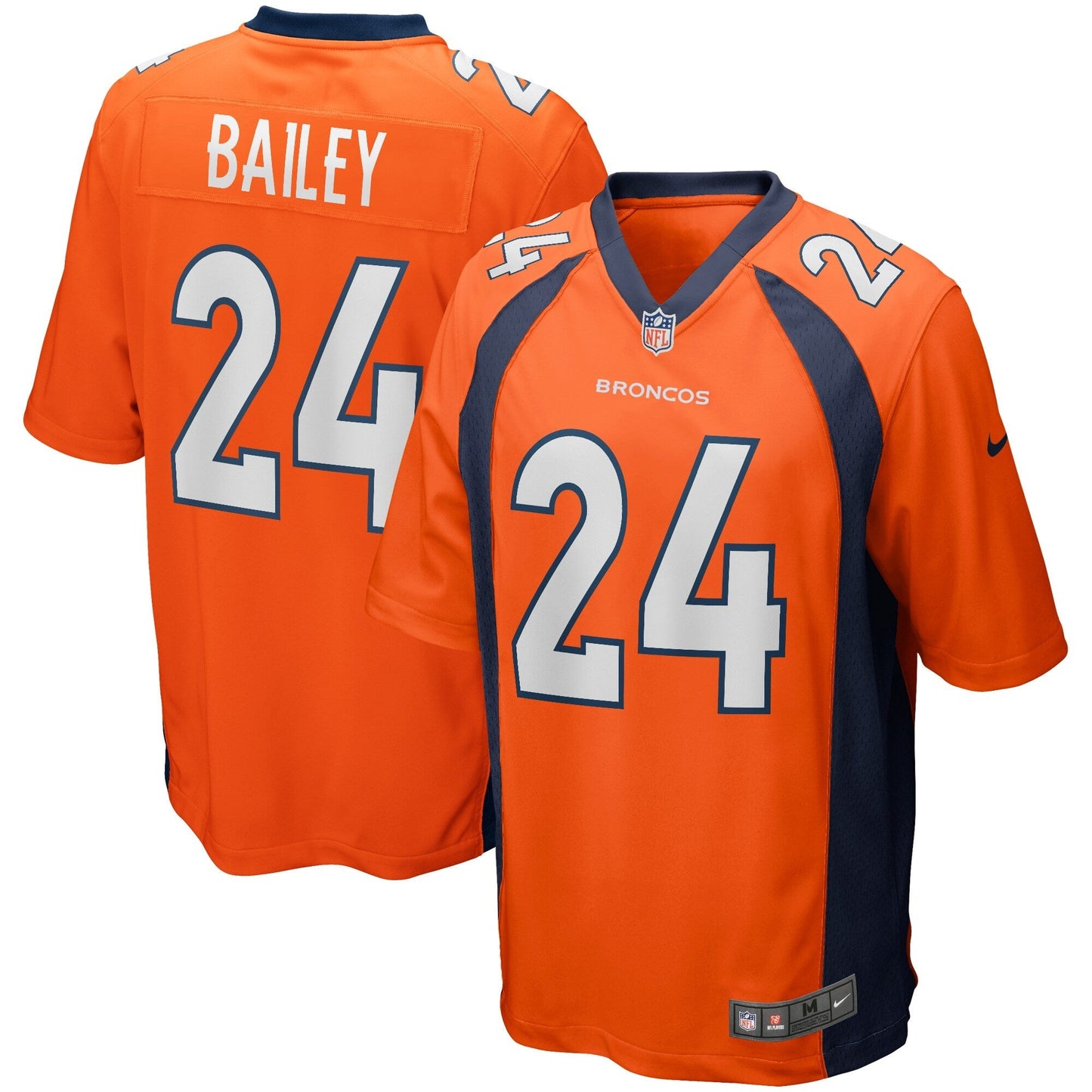 Champ Bailey Denver Broncos Nike Game Retired   Jersey - Orange