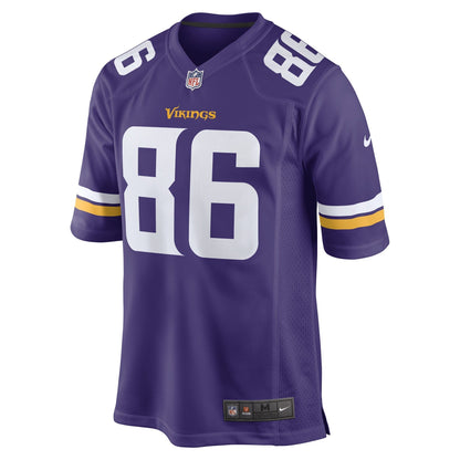 Johnny Mundt Minnesota Vikings Nike Game   Jersey - Purple