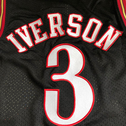 Allen Iverson Philadelphia 76ers 3 Black MN
