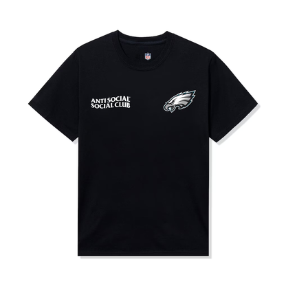 Philadelphia Eagles AntiSocialSocialClub x NFL Black Team T-Shirt