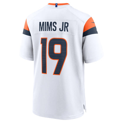 Marvin Mims Jr Denver Broncos Nike Game Jersey -  White