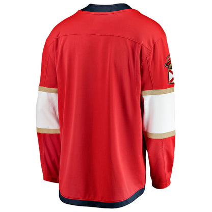 Men's Florida Panthers Fanatics Red 2025 Stanley Cup Final Home Breakaway Jersey