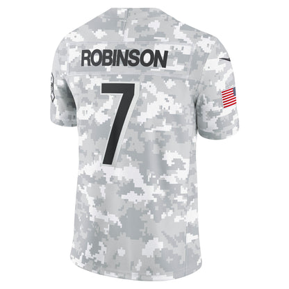Bijan Robinson Atlanta Falcons Nike 2024 Salute to Service Limited Jersey - Arctic Camo