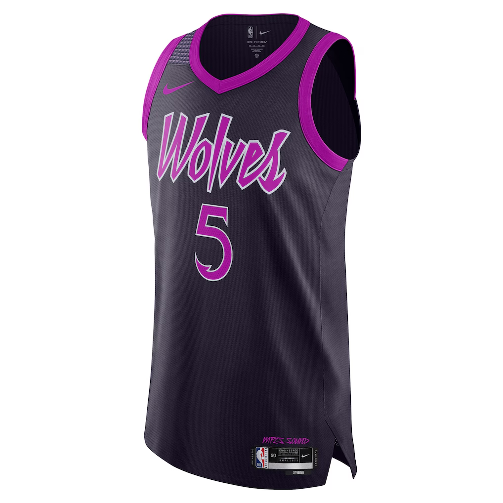 Minnesota Timberwolves Anthony Edwards Nike Purple 2025/26 Player Jersey - City Edition