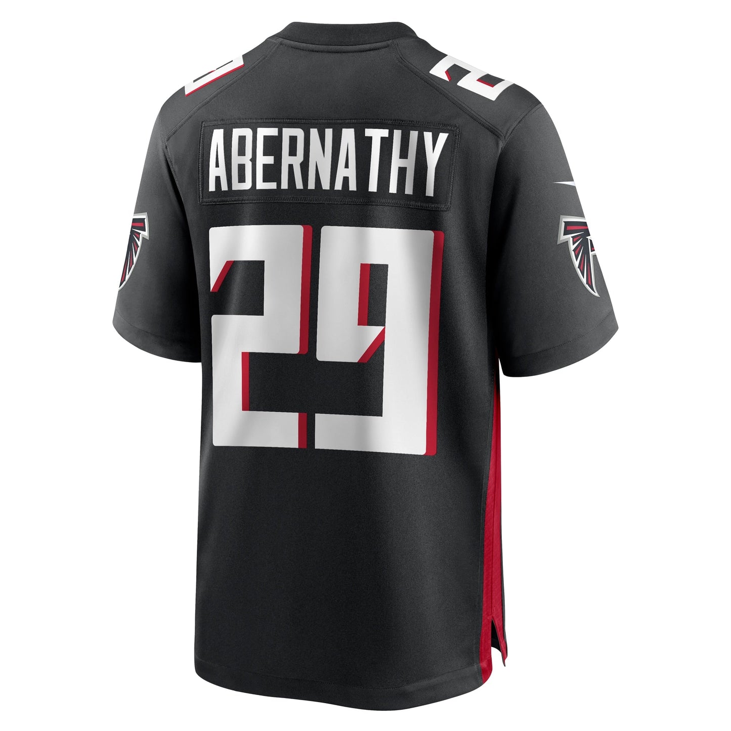 Micah Abernathy Atlanta Falcons Nike Team Game Jersey -  Black