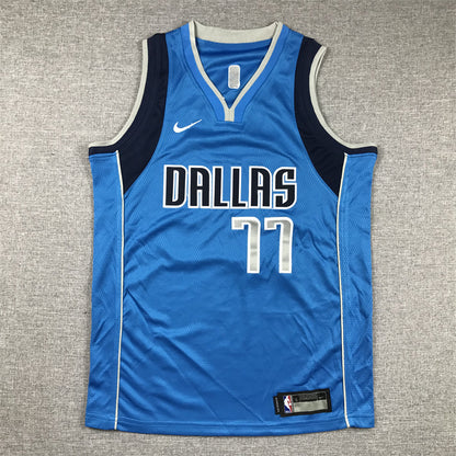Youth Luka Dončić Dallas Mavericks #77 Embroidered  Jersey