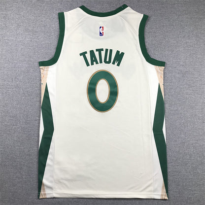 Jayson Tatum Boston Celtics #0 2024 City Edition Swingman Jersey — Embroidered