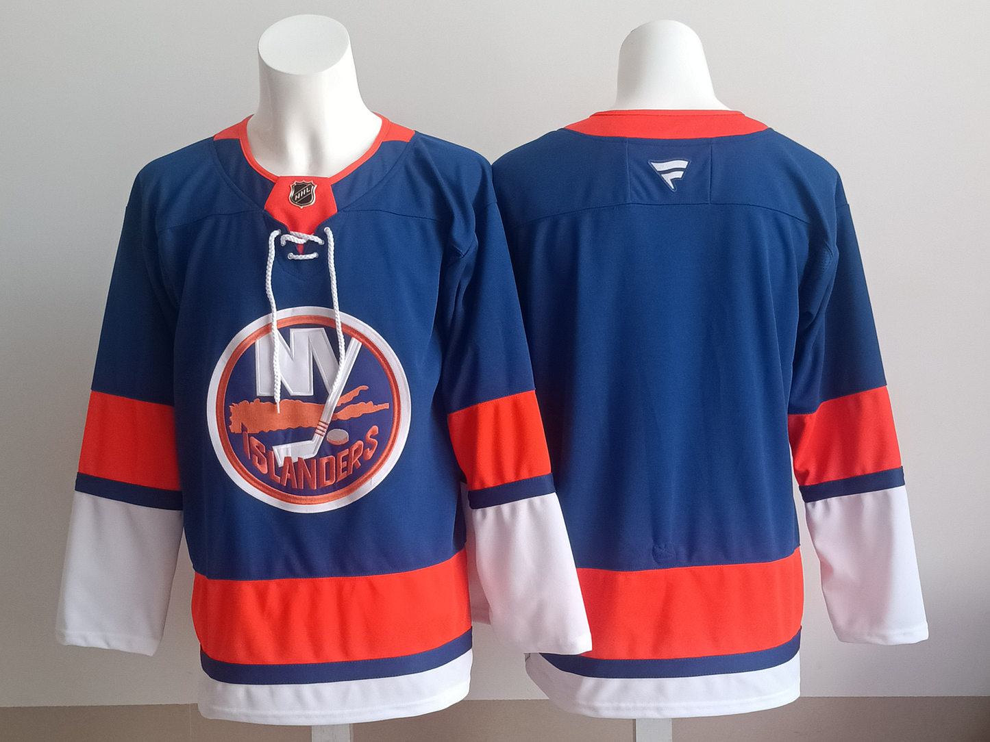 Men's New York Islanders  Royal Home Premium Blank Jersey