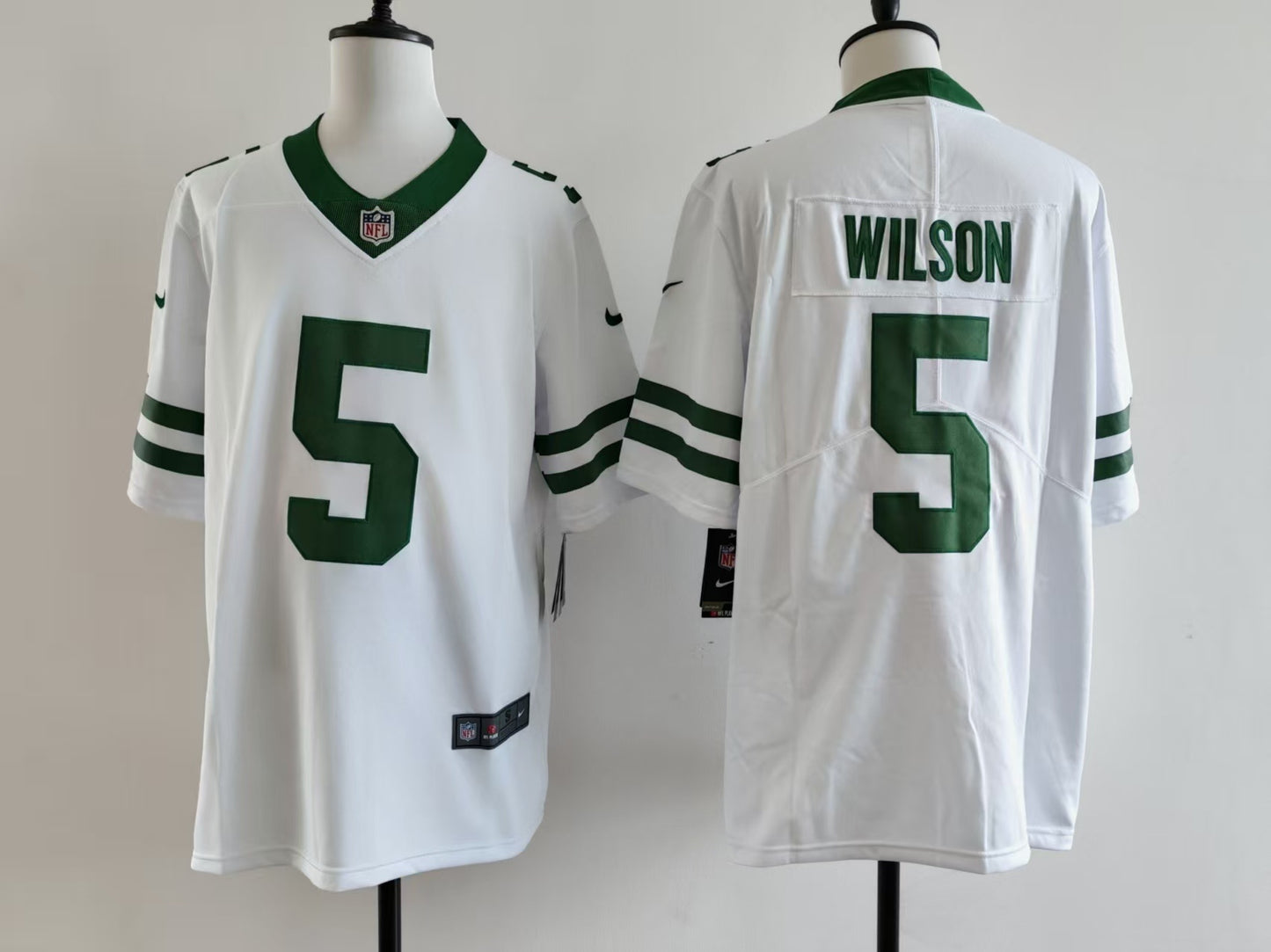 Men's New York Jets Garrett Wilson Jersey-White