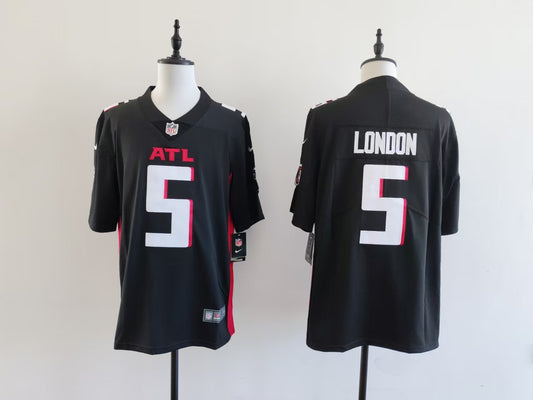 Men's Atlanta Falcons Drake London Jersey-Black