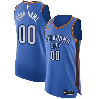 Custom Oklahoma City Thunder Player Edition Jersey