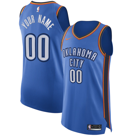 Custom Oklahoma City Thunder Player Edition Jersey