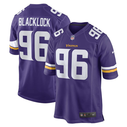 Ross Blacklock Minnesota Vikings Nike Game   Jersey - Purple