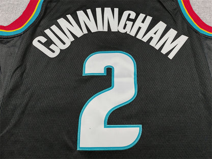 Detroit Pistons Cade Cunningham #2 2026 City Edition Swingman – Embroidered Jersey