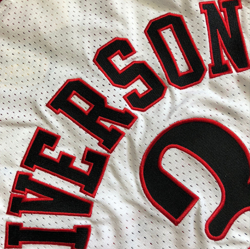 Allen Iverson Philadelphia 76ers 3 White MN