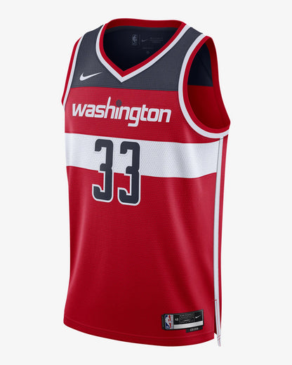 Men's  Washington Wizards Kyle Kuzma Jersey