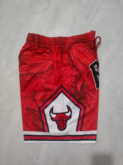 JUST DON Chicago Bulls Dragon Year Limited Edition Pocket Shorts