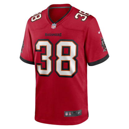 Derrek Pitts Tampa Bay Buccaneers Nike  Game Jersey -  Red