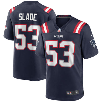 Chris Slade New England Patriots Nike Game Retired   Jersey - Navy