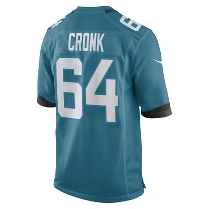 Coy Cronk Jacksonville Jaguars Nike Game   Jersey - Teal