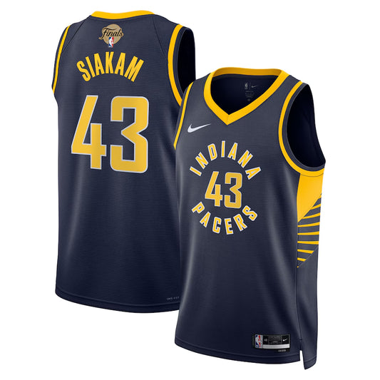 Indiana Pacers Pascal Siakam Nike Navy 2025 NBA Finals Swingman Jersey - Icon Edition
