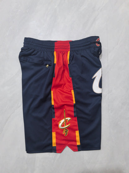 Cleveland Cavaliers 2026 Deep Blue Retro City Edition Pocketed Basketball Shorts