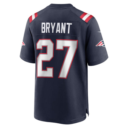 Myles Bryant New England Patriots Nike Game   Jersey - Navy