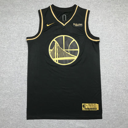 Golden State Warriors Stephen Curry #30 "Black & Gold" City Edition Swingman Jersey - Embroidered