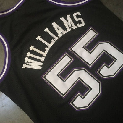 Jason Williams Sacramento Kings Throwback black Jersey-Dense Embroidery Version
