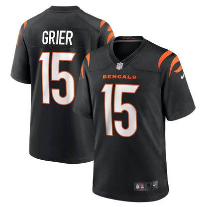 Will Grier Cincinnati Bengals Nike Team Game Jersey -  Black